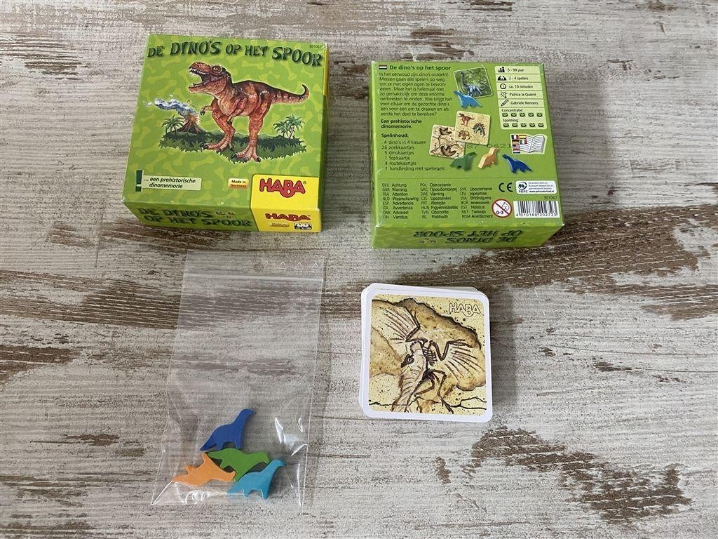 De dino's op het spoor Haba [s425], Verzenden, Zo goed als nieuw