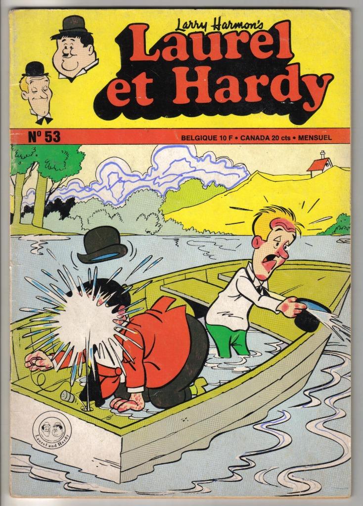 Stripboek "LAUREL en HARDY" nr. 53 Larry Harmon's, Boeken, Stripverhalen, Eén stripboek, Ophalen of Verzenden, Zo goed als nieuw