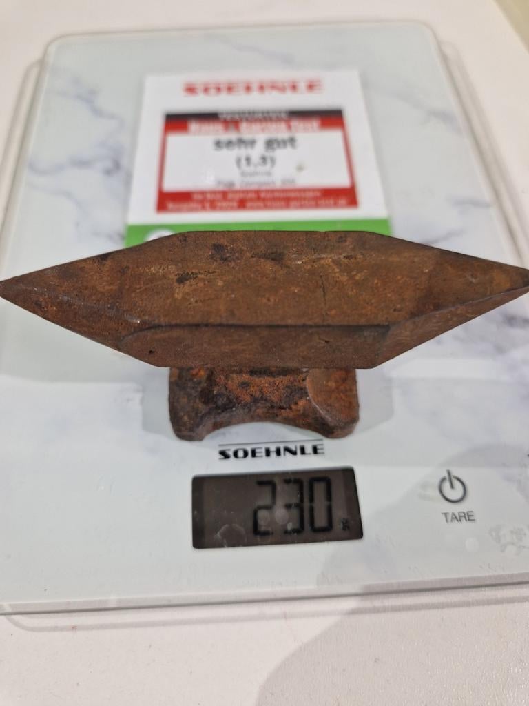 Klein juweliers aambeeld uit gietijzer of koper ,, Ophalen of Verzenden, Gebruikt, 50 tot 100 mm, Overige typen
