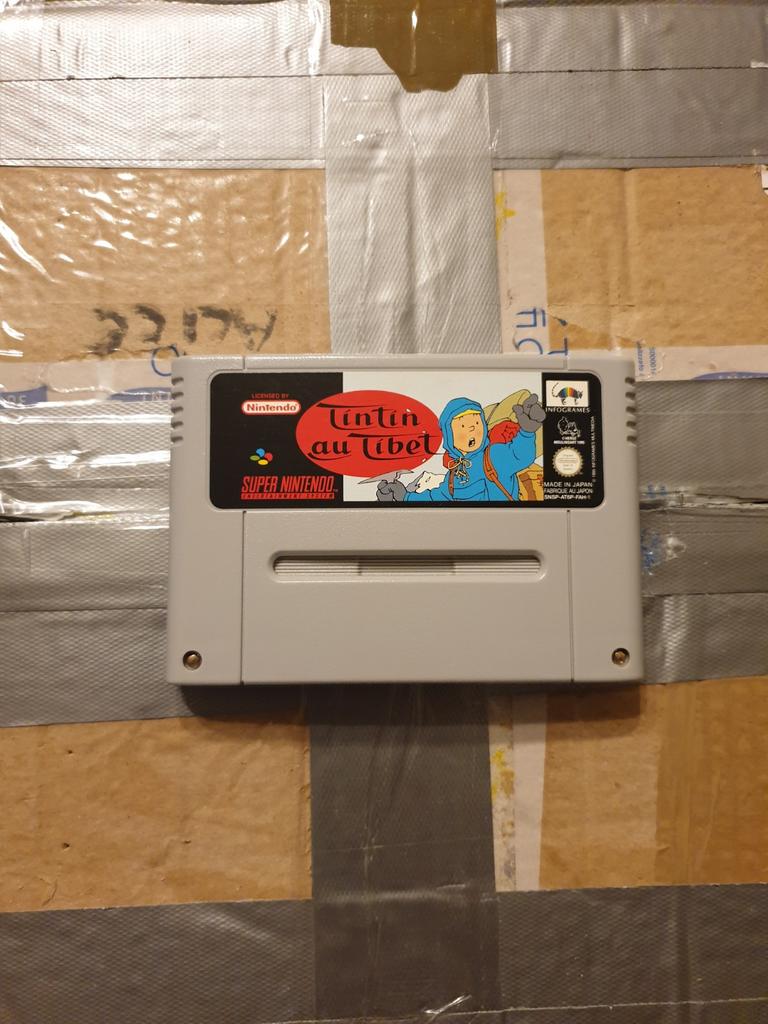 Tintin in Tibet Pal Super Nintendo, Enlèvement ou Envoi, 1 joueur, Utilisé, À partir de 3 ans
