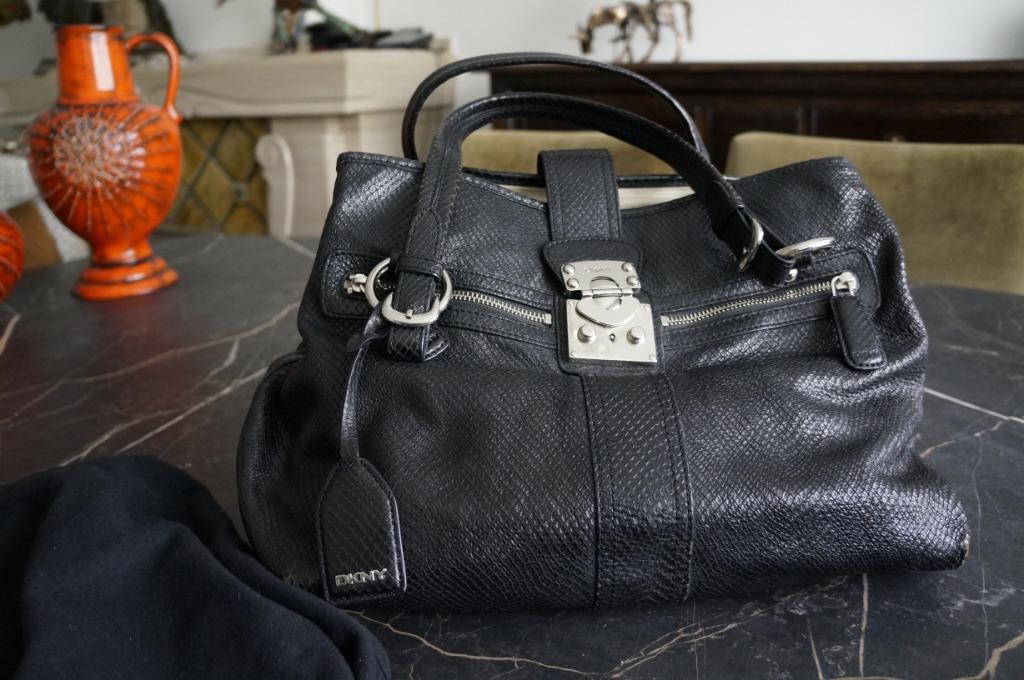 sac à main DKNY de luxe, Enlèvement, Comme neuf, Noir, Sac à main