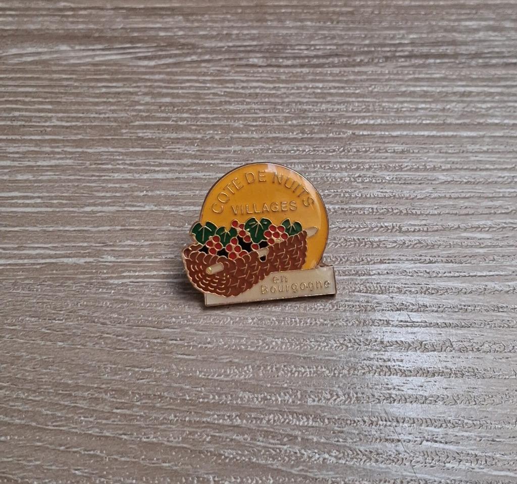 PIN - COTE DE NUITS - VILLAGES EN BOURGOGNE - VIN - WIJN, Collections, Envoi, Utilisé, Ville ou Campagne, Insigne ou Pin's