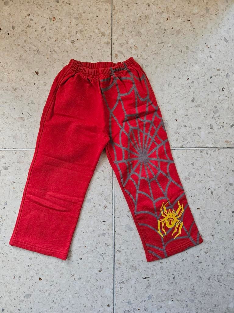 Rode joggingbroek Spiderman,  maat 110, goede staat!, Kinderen en Baby's, Ophalen