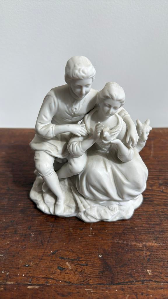 Couple amoureux des biscuits en porcelaine, Enlèvement, Comme neuf, Humain
