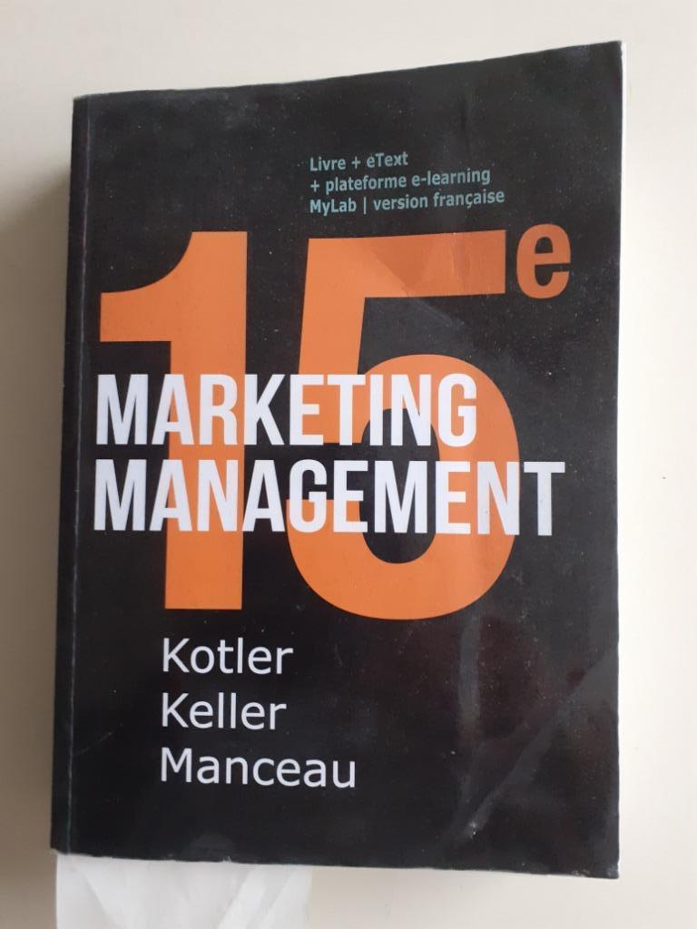 URGENT LIVRE MARKETING MANAGEMENT EN EXCELLENT ÉTAT, Livres, Enlèvement ou Envoi, Comme neuf, Management