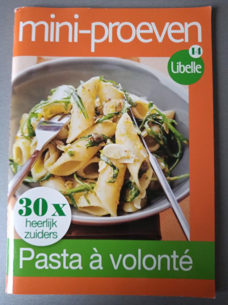 Libelle Pasta à volonté, Boeken, Ophalen of Verzenden, Zo goed als nieuw