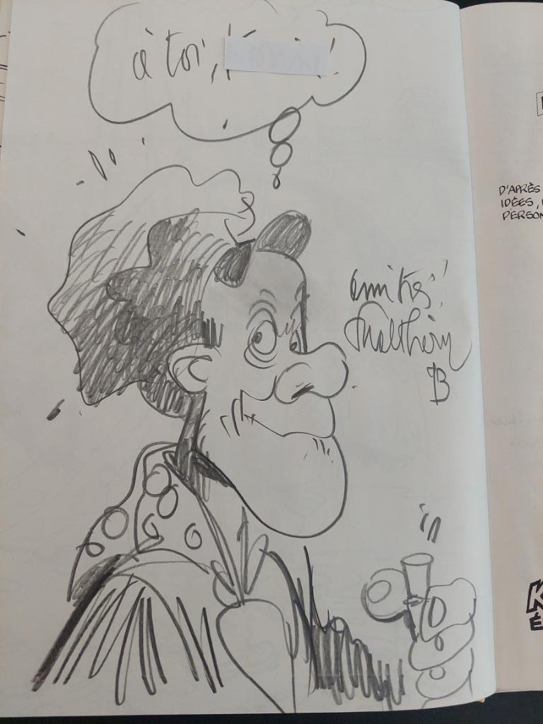 DEDICACE WALTHERY  - TCHANTCHES en WALLON - 1è edition, Enlèvement ou Envoi, Utilisé