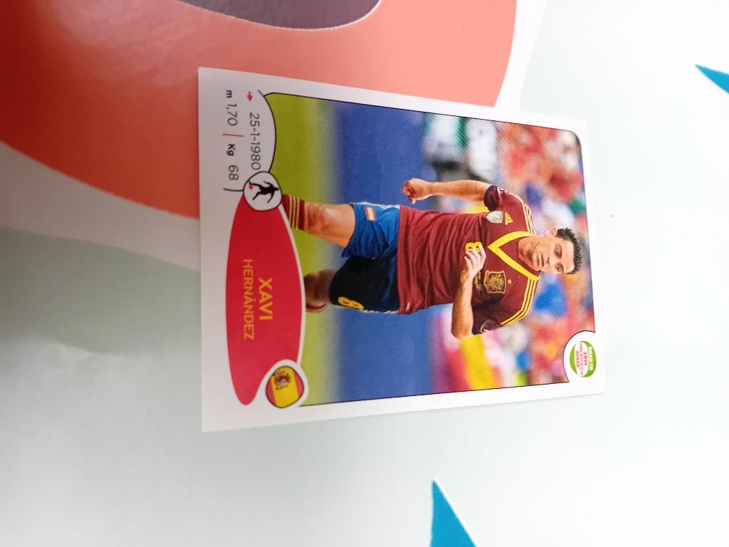 Panini xavi hernandez, Ophalen of Verzenden, Gebruikt, Sport