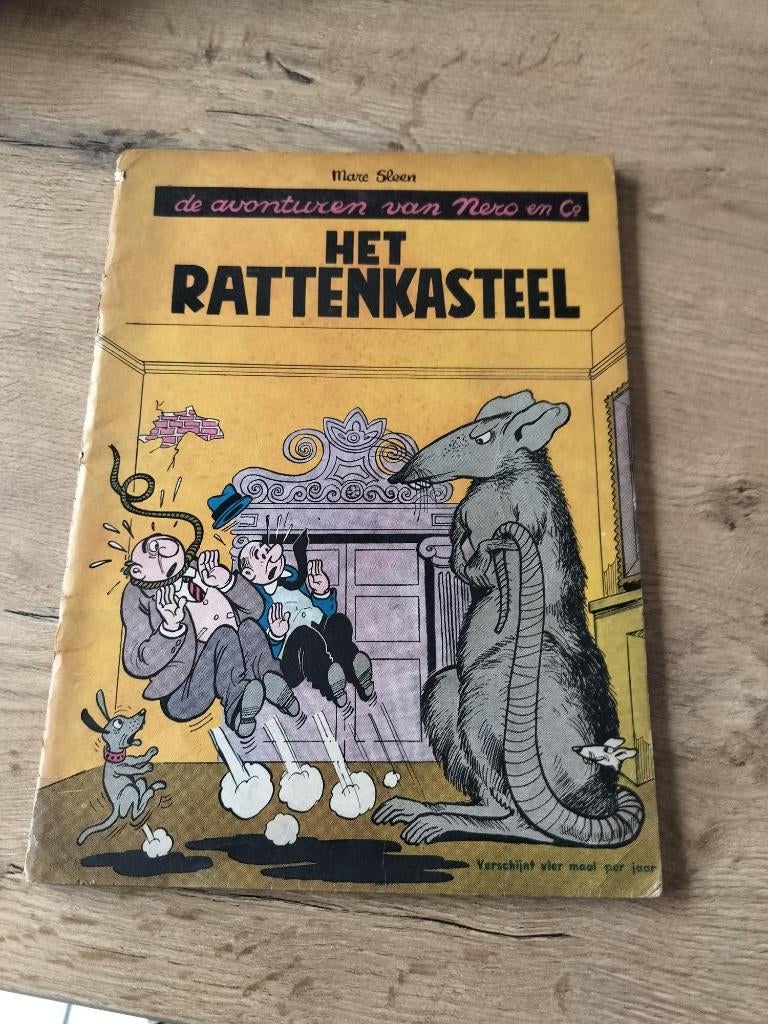 Nero het rattenkasteel 1958, Boeken, Stripverhalen, Ophalen of Verzenden