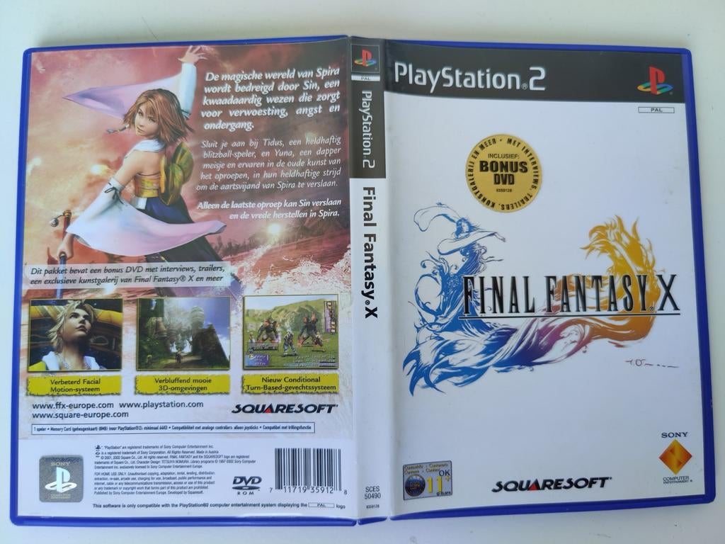 PS2 Final Fantasy X, Ophalen of Verzenden, Zo goed als nieuw