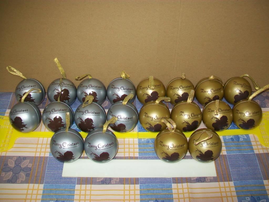 La Chouffe Kerstbal Kerstballen Kabouter Bier Bière Muts, Verzamelen, Biermerken, Zo goed als nieuw, Overige typen, Overige merken