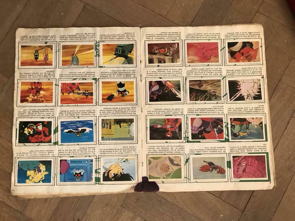 Collecteur de vignettes Mazinger Z complet en mauvais état, Collections, Enlèvement ou Envoi, Utilisé