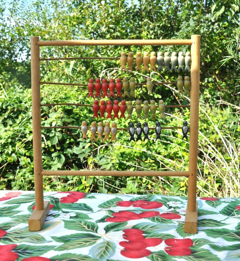 ancien boulier compteur en bois, Antiquités & Art, Antiquités | Jouets, Enlèvement ou Envoi