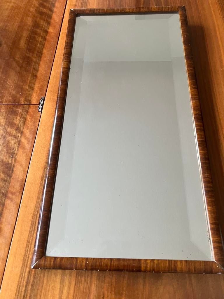 Mooie oude art deco spiegel, Minder dan 50 cm, Gebruikt, Ophalen of Verzenden, Minder dan 100 cm