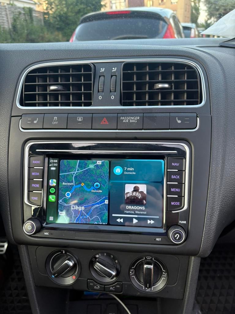 Autoradio carplay vw Bluetooth gps radio golf6 polo golf5, Autos : Divers, Autoradios, Neuf, Enlèvement