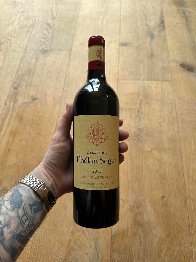 Phelan Segur - 2015 / Saint-Estèphe Bordeaux wijn, Verzamelen, Ophalen of Verzenden, Zo goed als nieuw