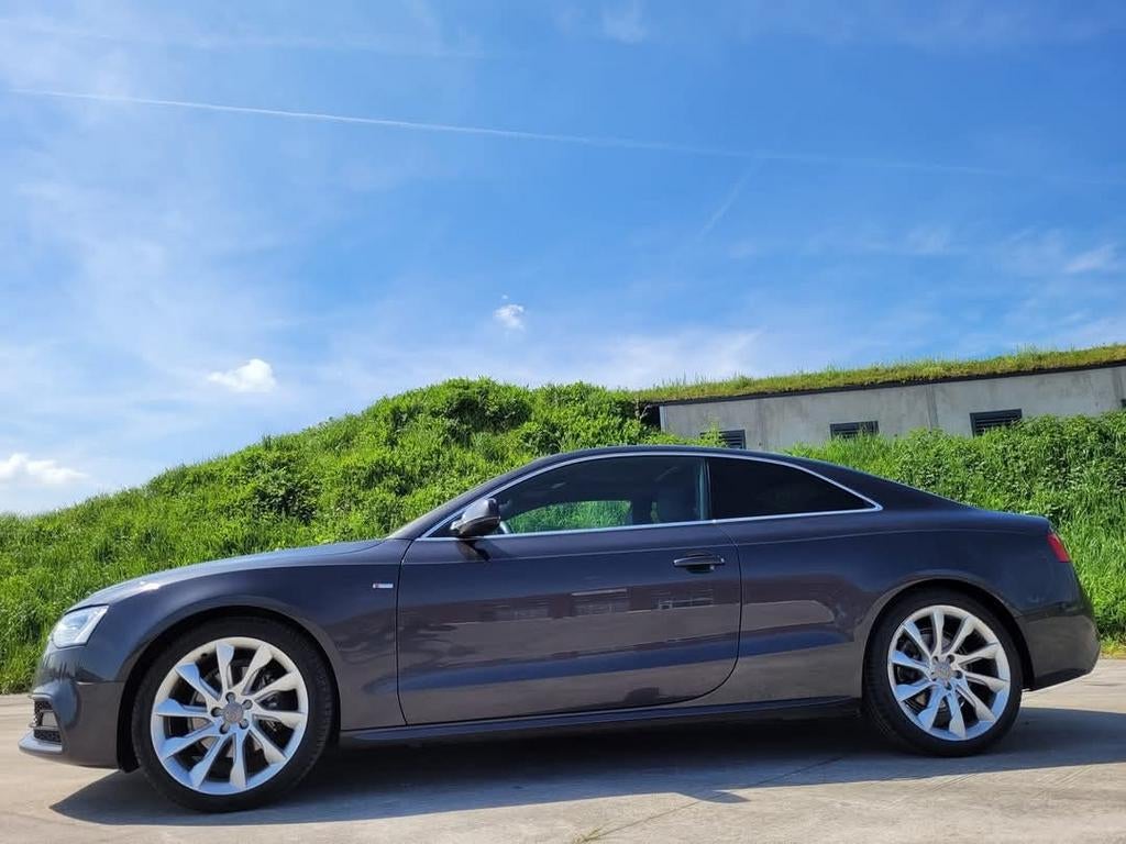 Audi A5 3xline 1800tfsi 2013 95dkm 2deurs!!, Auto's, Euro 5, Zwart, Zwart, Leder