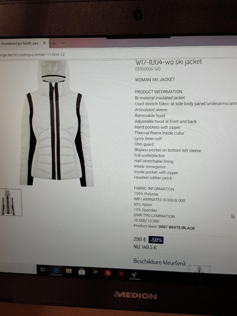 Ski jas dames, Zo goed als nieuw, Kleding, Ski, Ophalen