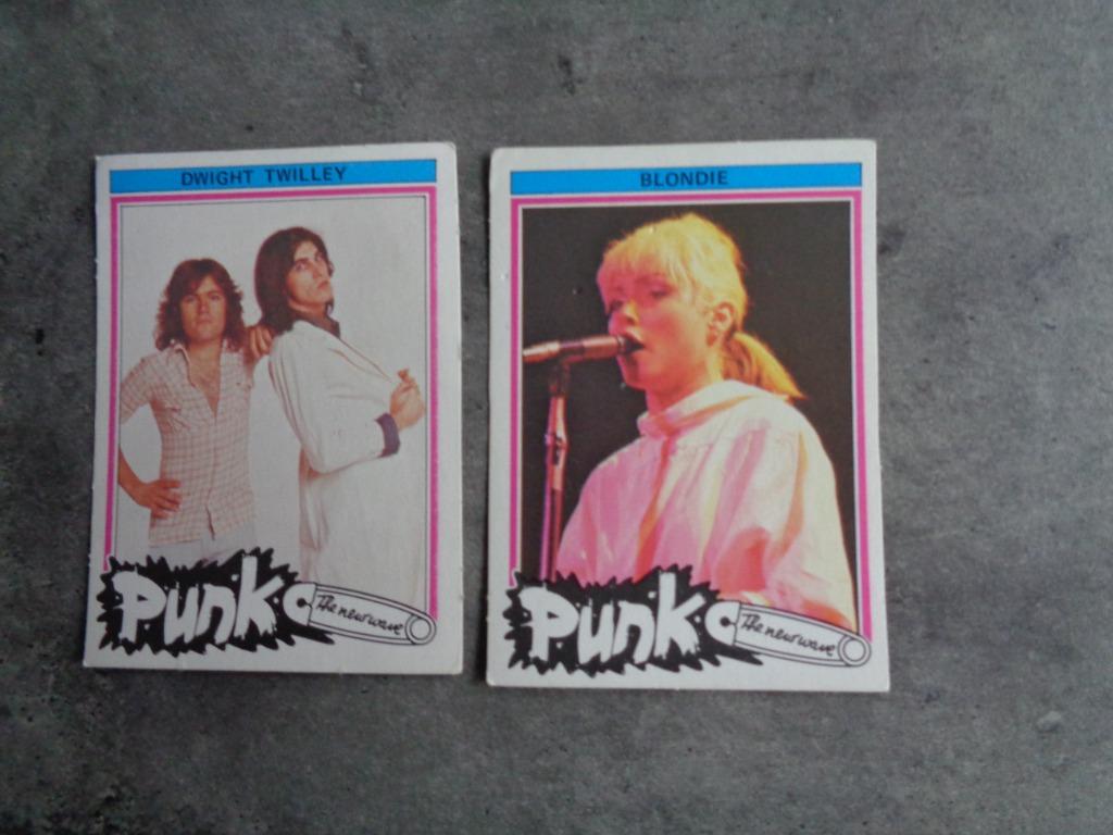 MONTY GUM KAARTEN  PUNK 2X ANNO 1978, Verzenden