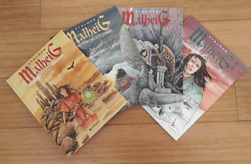 MALHEIG de Stalner - Série complète en EO (4 albums), Boeken, Stripverhalen, Ophalen of Verzenden