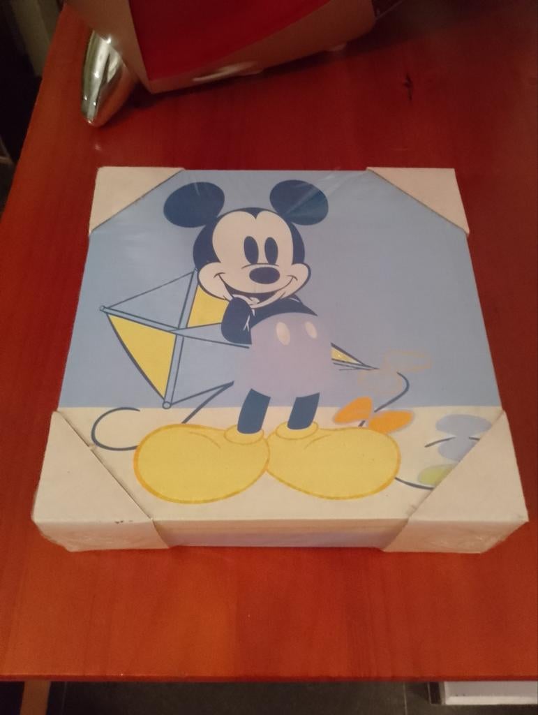 Mickey Mousse - set 4 kaders, Ophalen of Verzenden, Mickey Mouse, Nieuw