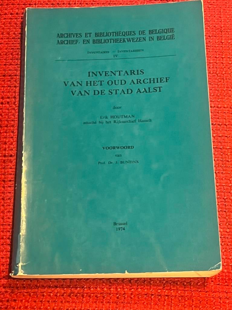 Boek Aalst Inventaris Van Het Oud Archief Van De Stad Aalst, Boeken, Ophalen, Zo goed als nieuw