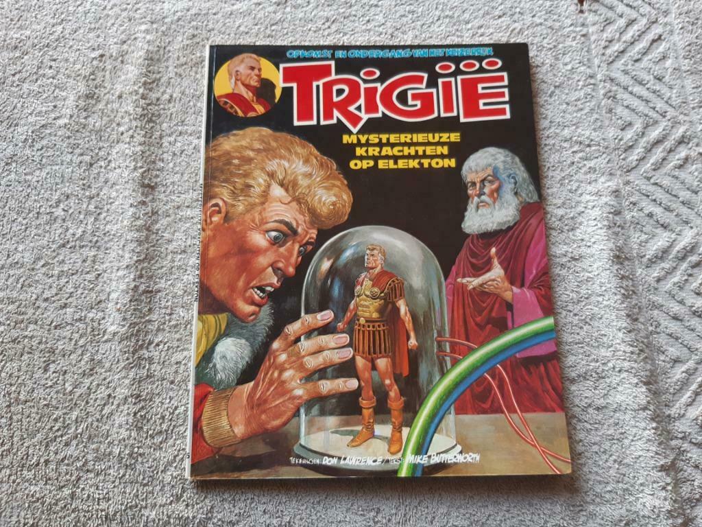 Trigie.5.Mysterieuze krachten op Elekton., Eén stripboek, Ophalen of Verzenden, Gelezen