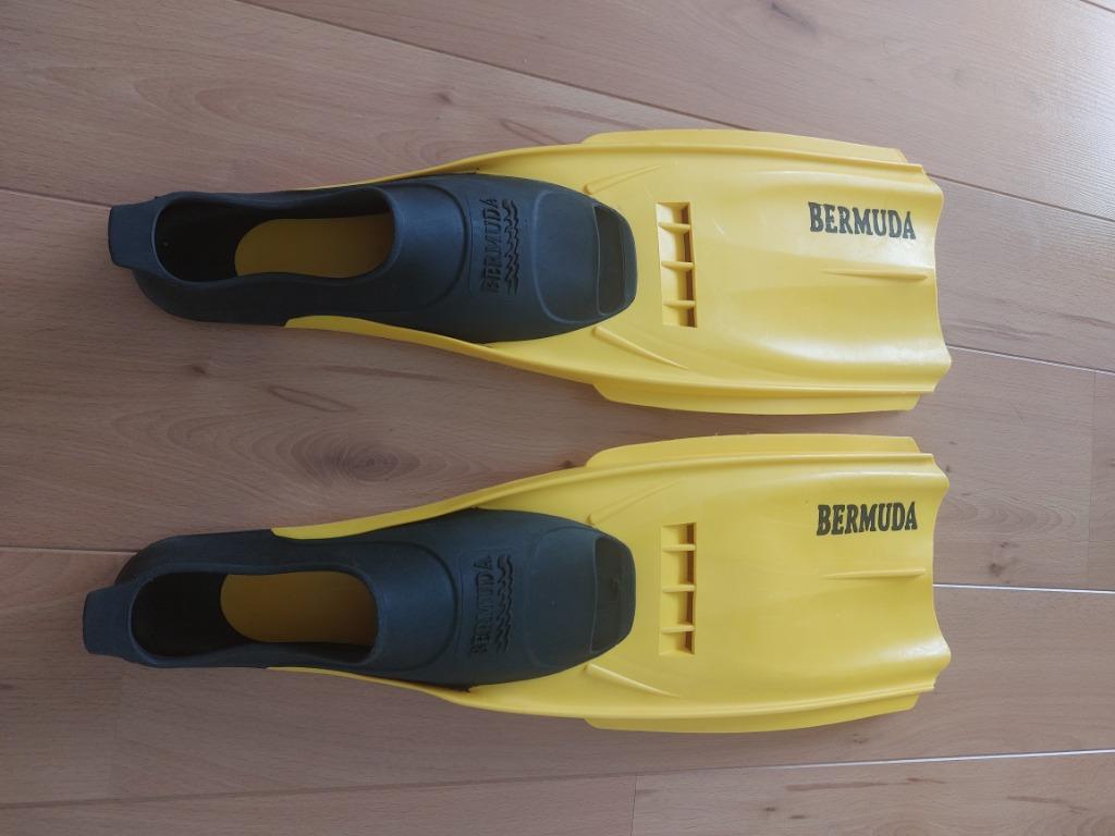 Zwemvliezen Bermuda (maat 37/38), Sports nautiques & Bateaux, Plongée en apnée, Enlèvement, Comme neuf, Palmes de plongée