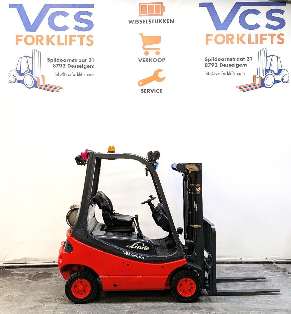 LPG Heftruck: 1,6t Linde H16T-03, Linde, Heftruck, 1000 tot 2000 kg, Ophalen