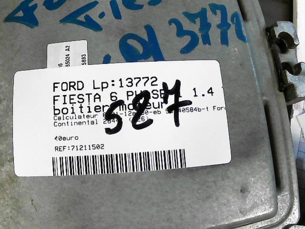 Boitier moteur Ford Fiesta VI 1.4TDCi 50kw 5ws40584b-t (527), Enlèvement ou Envoi, Utilisé, Ford