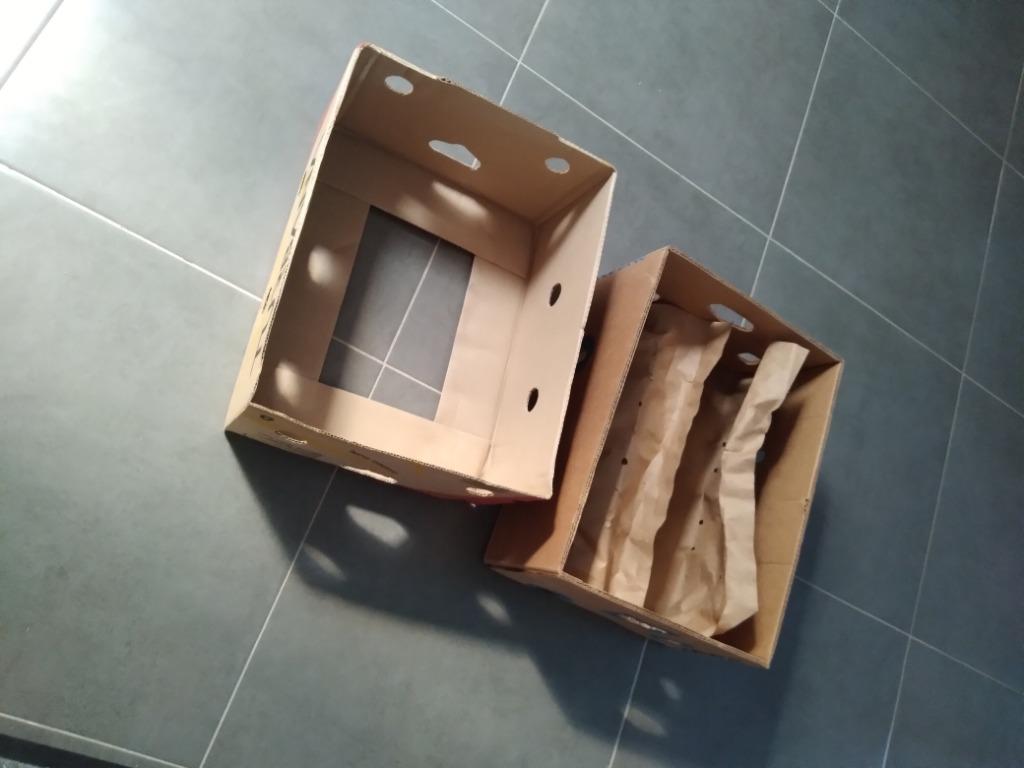 2 losse dozen, verhuis opbergen, bananendozen, Enlèvement, Neuf
