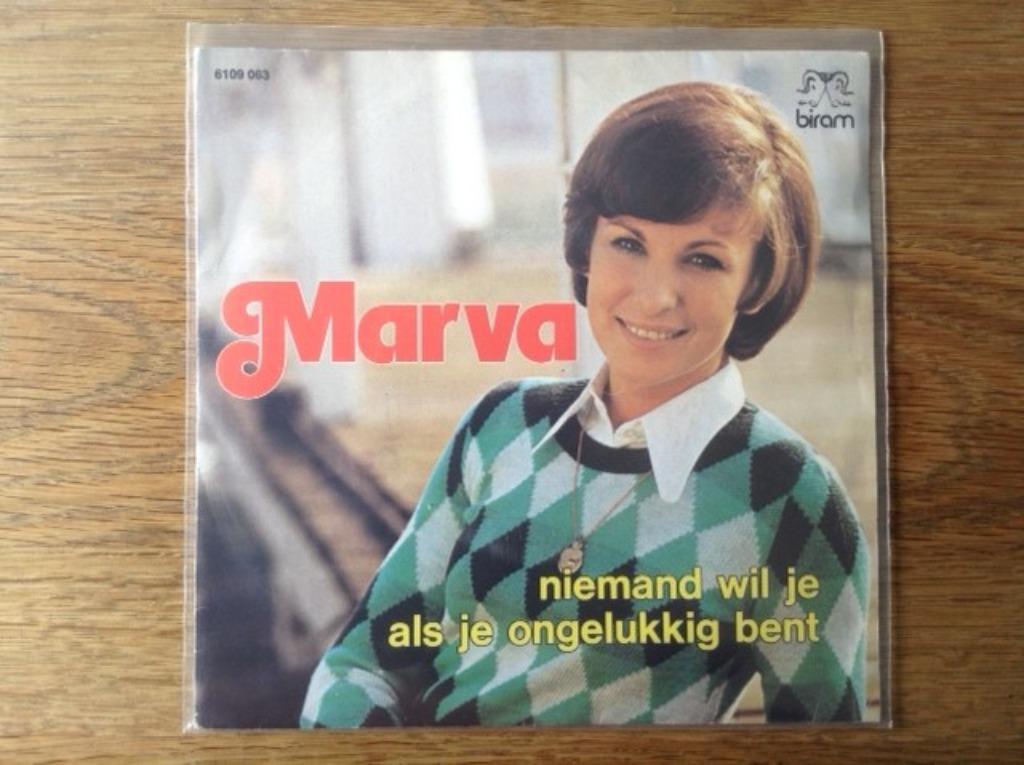 single marva, Cd's en Dvd's, Vinyl Singles, Single, Nederlandstalig, 7 inch, Ophalen of Verzenden