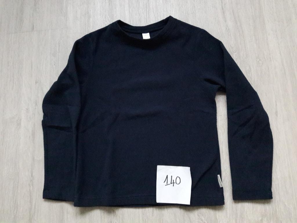 Fleece donkerblauw - Maat 140, Sport en Fitness, Skiën en Langlaufen, Ophalen of Verzenden, Gebruikt, Kleding