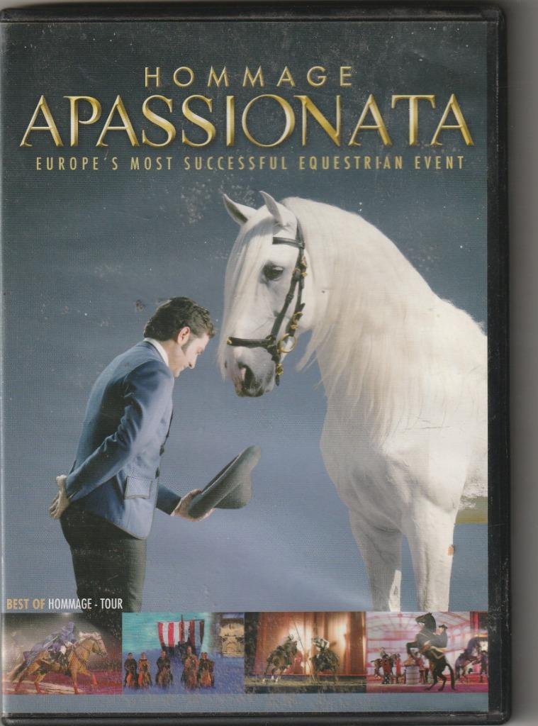 DVD Hommage Apassionata, l'équestre le plus titré d'Europe, Enlèvement ou Envoi, Comme neuf, Autres espèces