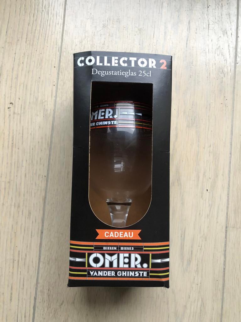 Verre à bière Omer Collector 2 25 cl, Collections, Enlèvement, Comme neuf