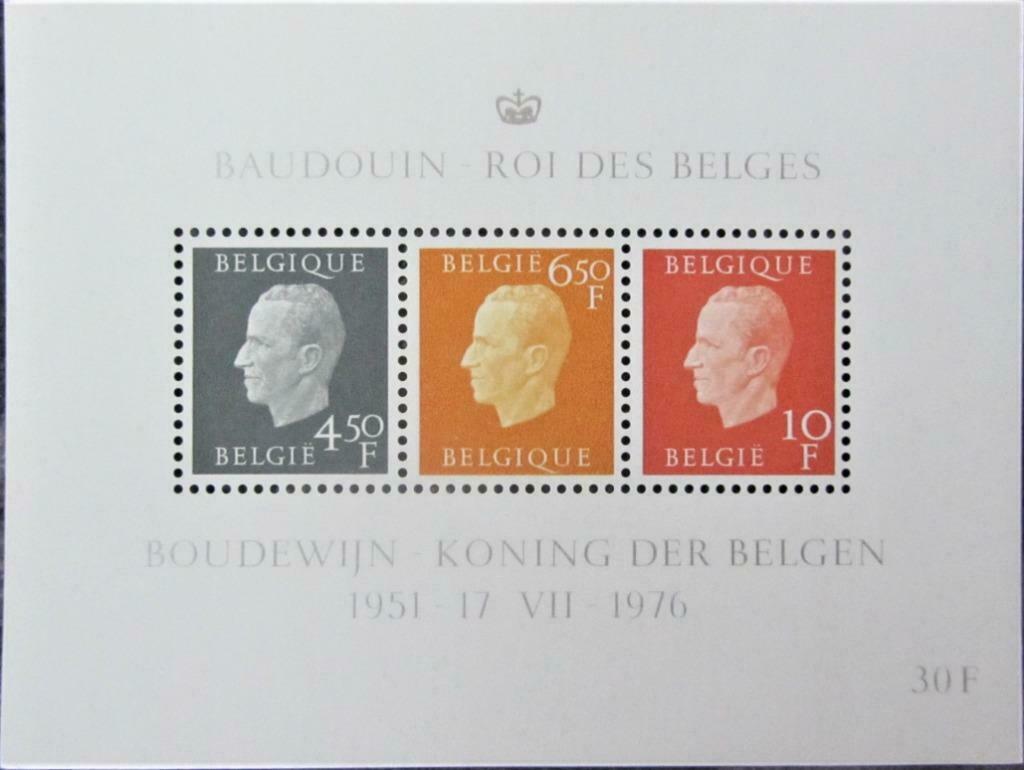 POSTZEGELS BELGIË- EEDAFLEGGING KONING BOUDEWIJN ** BL 50-51, Ophalen of Verzenden, Postfris, Koningshuis