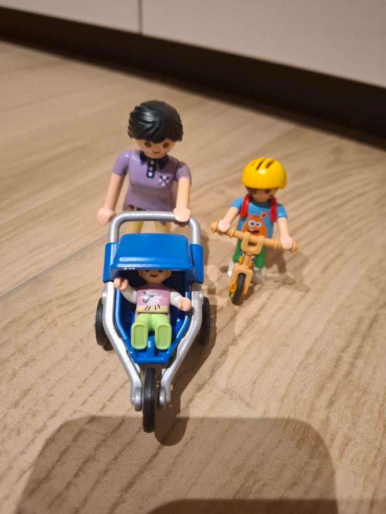 Playmobil buggy mama met 2 kindjes, Ophalen, Zo goed als nieuw, Complete set
