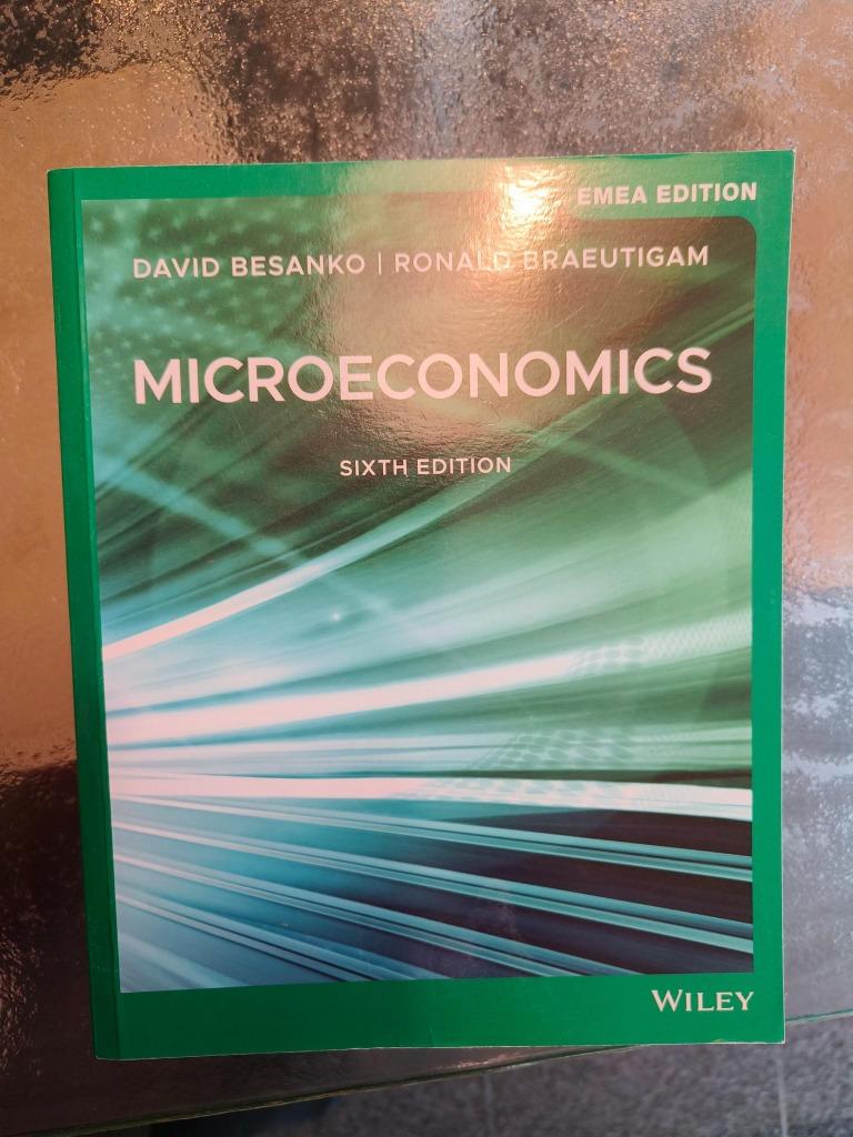 Boek: Microeconomics - David Beskanko & Ronald Braeutigam, Boeken, Ophalen, Zo goed als nieuw, Hoger Onderwijs
