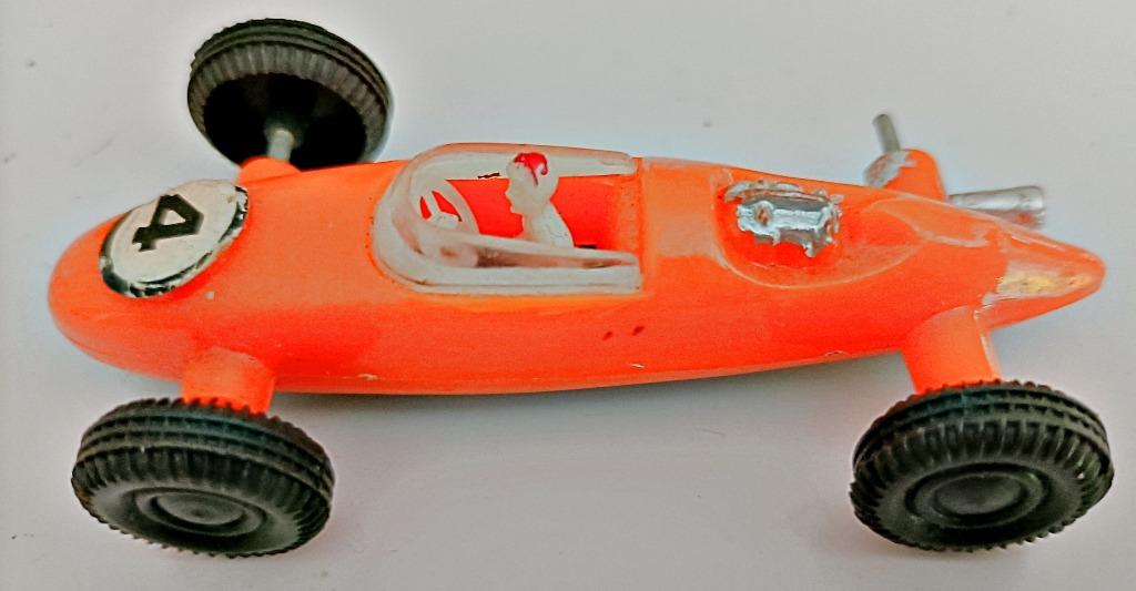 Ferrari 156 GT orange en plastique "made in Hong Kong", Ophalen of Verzenden, Gebruikt, Auto, Overige merken