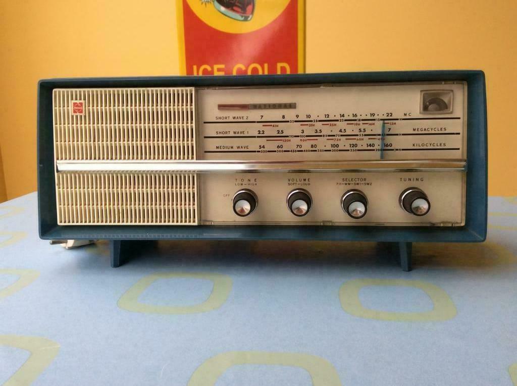 Zeldzame buizenradio national gu-362 japan 1960, Enlèvement, Utilisé, Radio