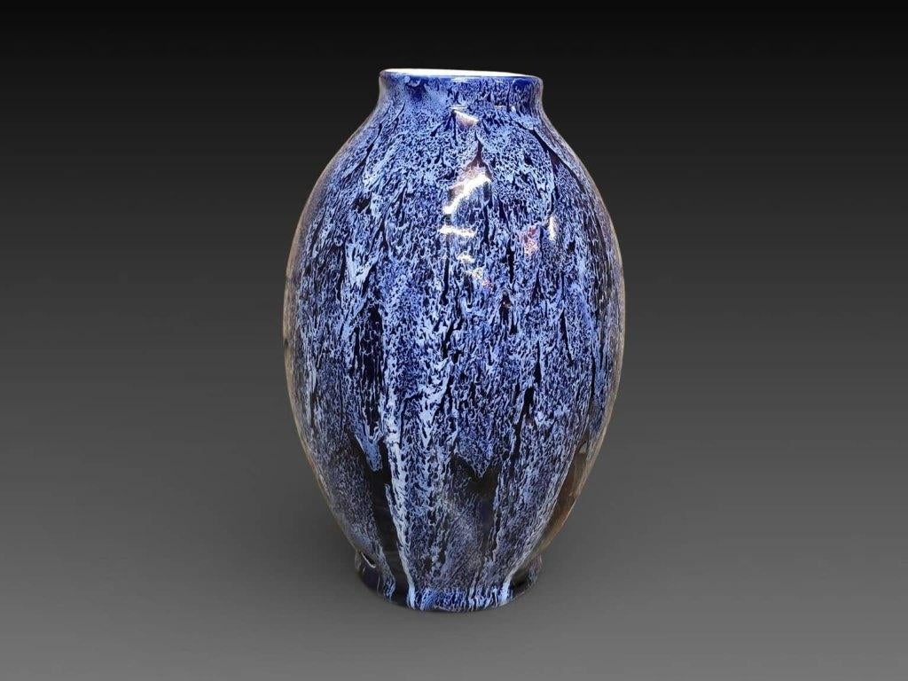 Charles Catteau (1880-1966), vase-lampe ovoïde, Enlèvement ou Envoi