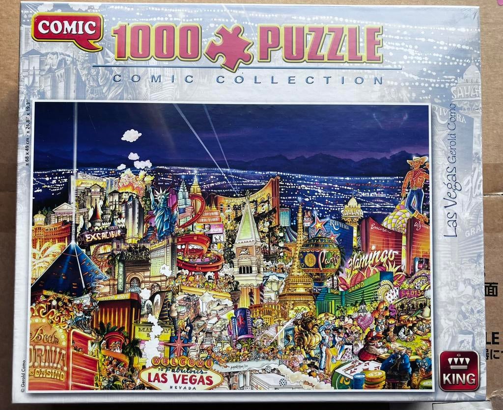 Lot de 5 puzzles neuf King Comic Collection, Ophalen, Zo goed als nieuw