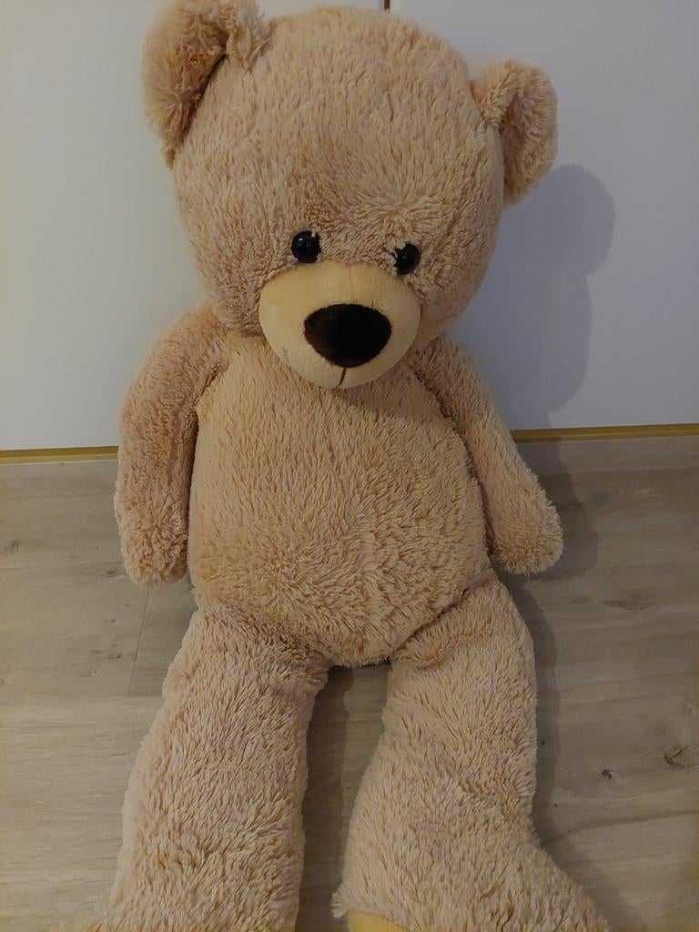 Grote knuffelbeer 90cm, Ophalen of Verzenden, Gebruikt, Beer