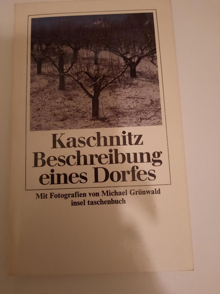 Marie Luise Kaschnitz - Beschreibung eines Dorfes, Enlèvement, Utilisé, Marie Luise Kaschnitz, Europe autre