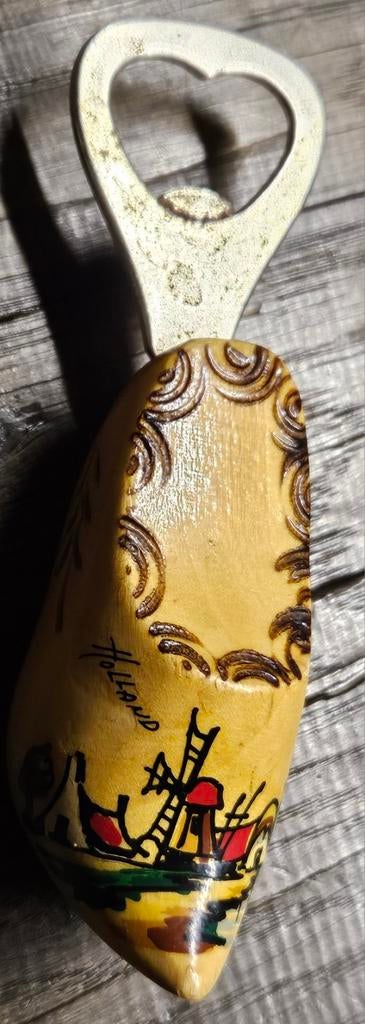 Holland flesopener houten klomp
Dit is een fleso, Ophalen of Verzenden, Flesopener