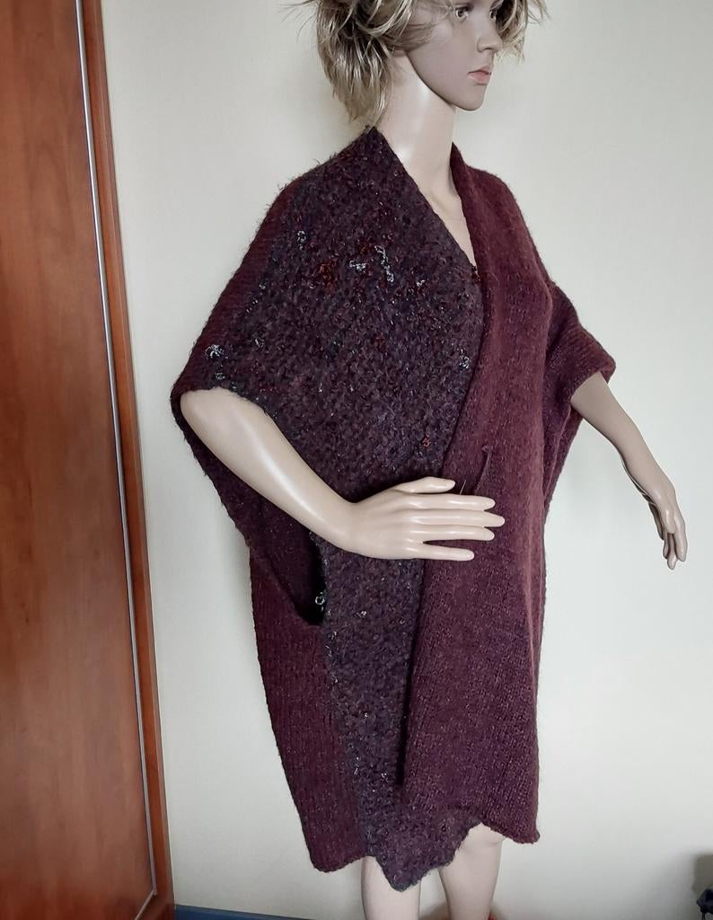 Prachtige poncho van Sarah Pacini, Ophalen of Verzenden, Zwart