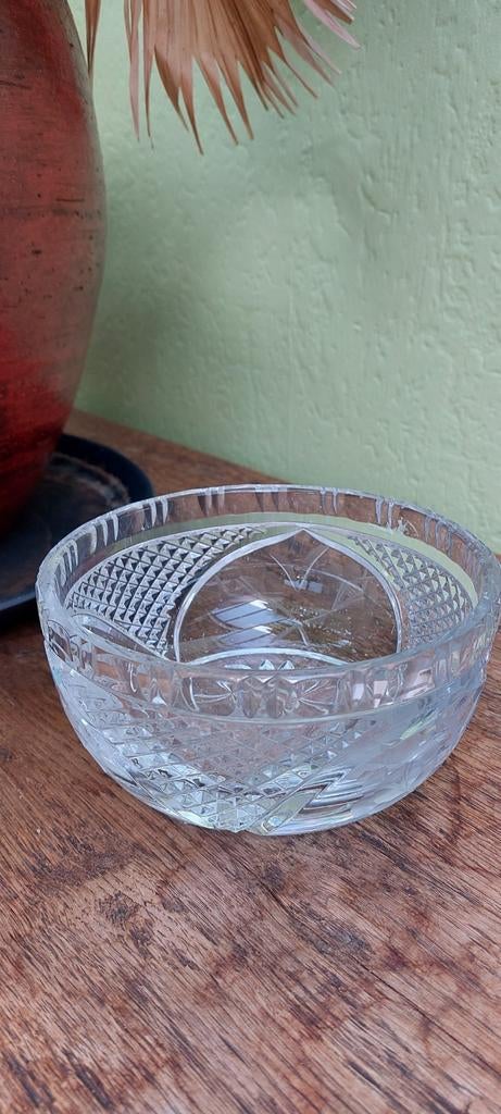 bol en verre de cristal, Neuf, Enlèvement ou Envoi, Rond, Verre
