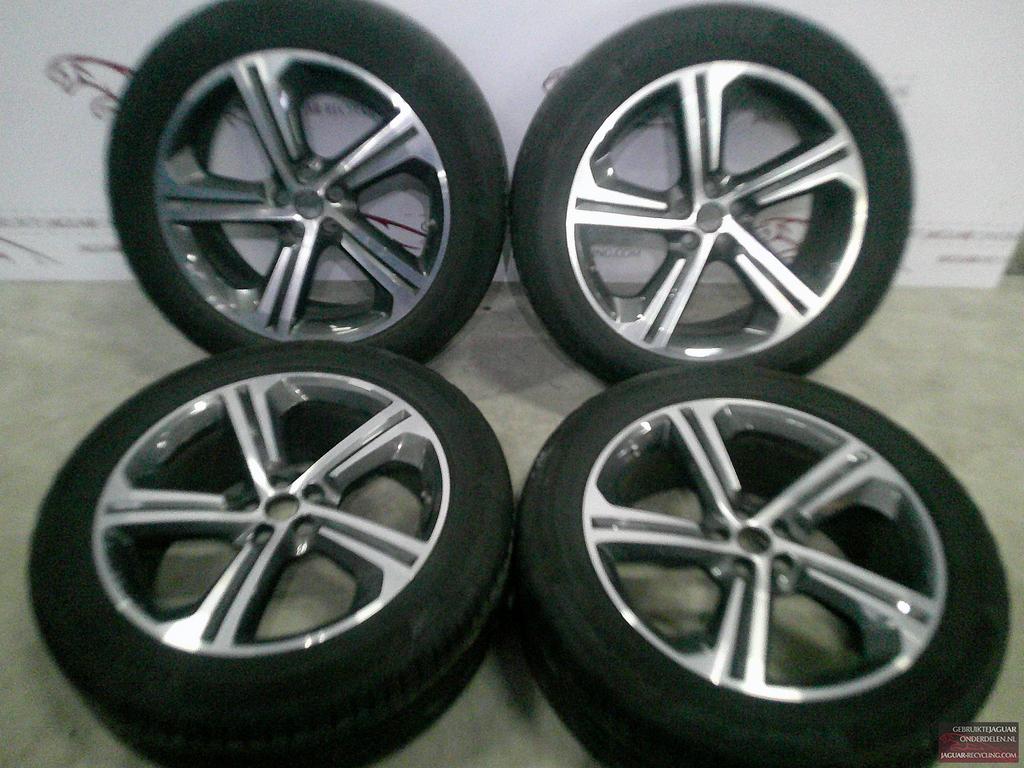 20″ Blade 5 spoke Velgen set Jaguar F-Pace / I-Pace met zome, Pneus et Jantes, 255 mm, Pneus été, -