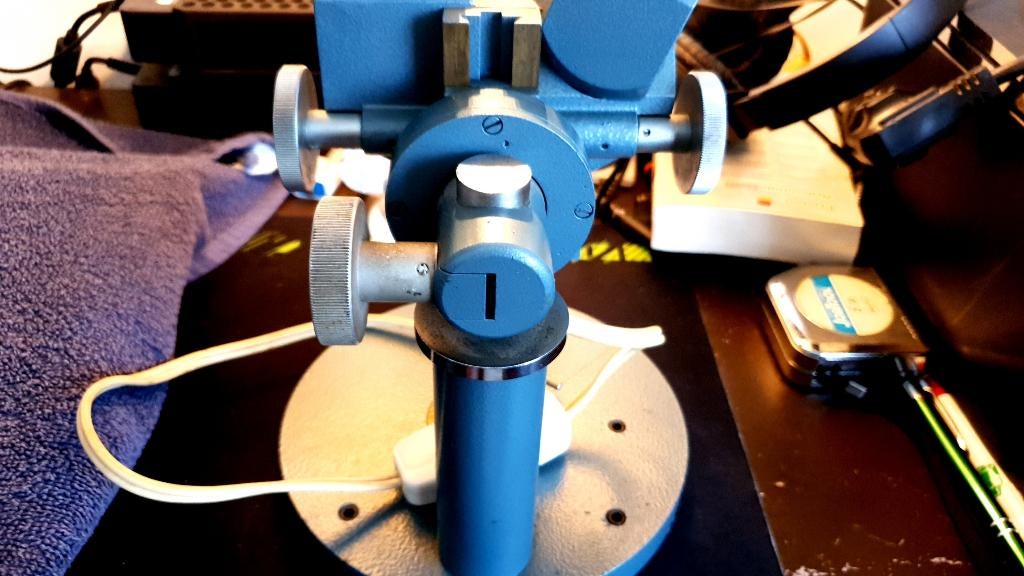 Hensoldt Wetzlar Microscoop met 6 lenzen en verlichting.alle, Antiek en Kunst, Ophalen