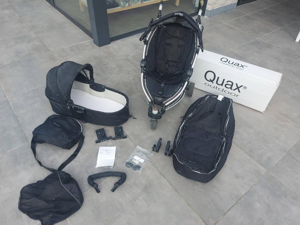 Poussette/poussette Quax avec panier et tous les accessoires, Autres marques, Pneus, Enlèvement, Utilisé
